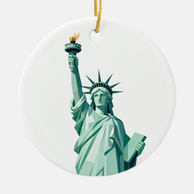 Statue de la Liberté Ornement moderne (Devant)