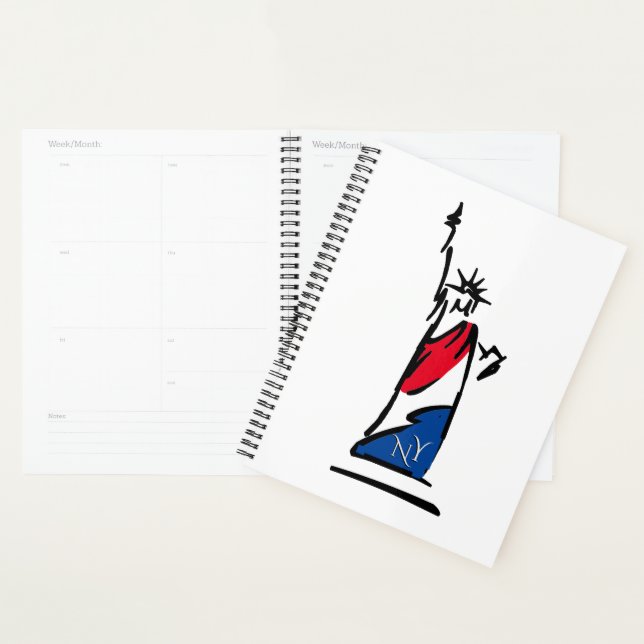 Statue de la Liberté / Rayures de Lady Liberty (Devant avec enveloppe)