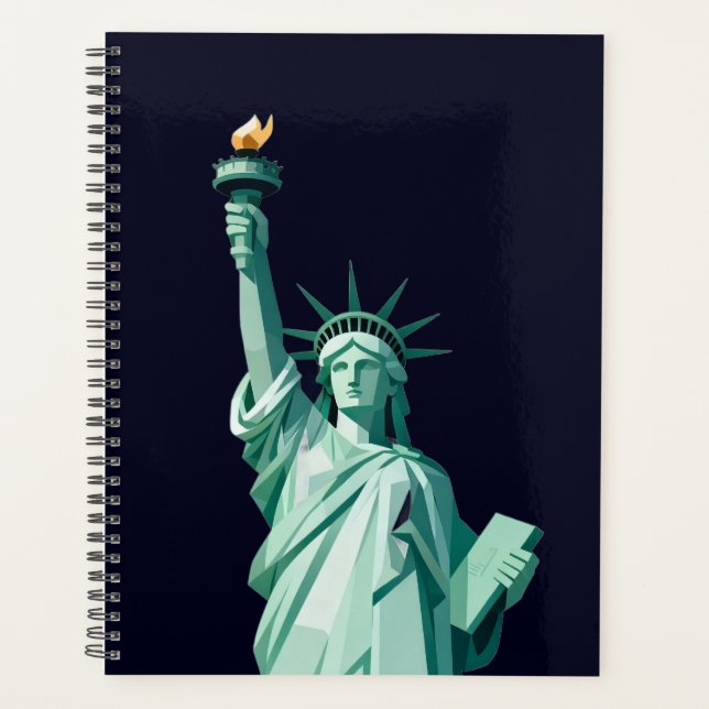 Statue de la Liberté Urbain Chic Planificateur (Devant)