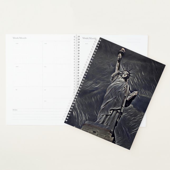 Statue de la peinture de liberté (Devant avec enveloppe)