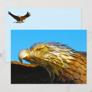 Statue de l'aigle chauve