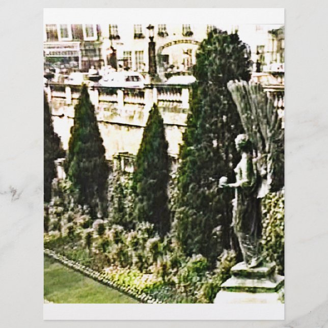 Statue de l'ange ailé Bath Angleterre 1986 snap-11 (Devant)