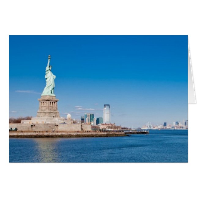 Statue de Liberty, Hudson River et Manhattan (Devant horizontal)