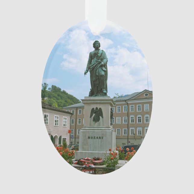 Statue de Mozart à Salzbourg (devant)