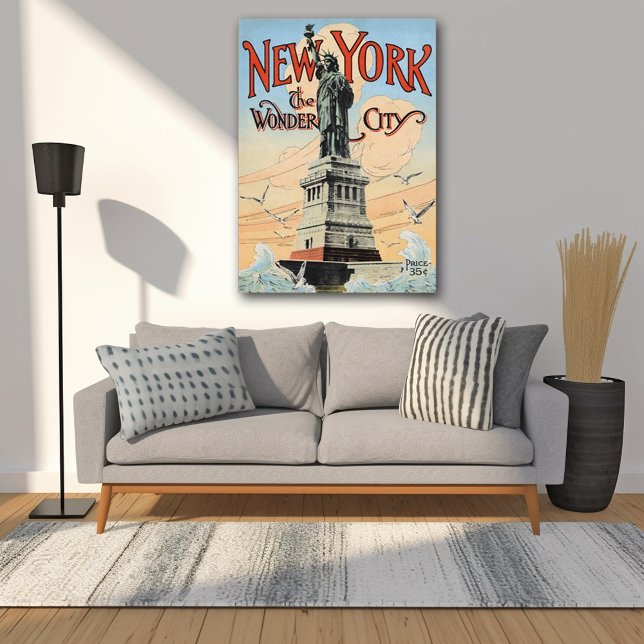 Statue de New York du Poster vintage de la liberté (Créateur téléchargé)