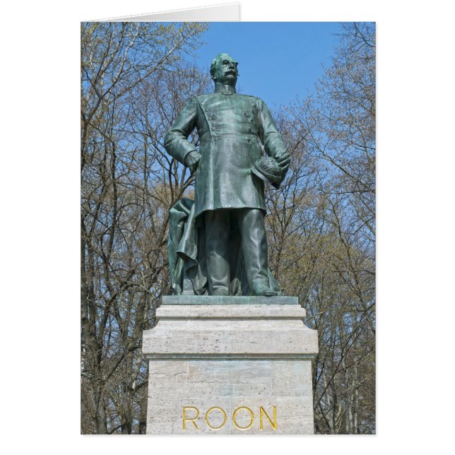 Statue de Roon à Berlin (Devant)