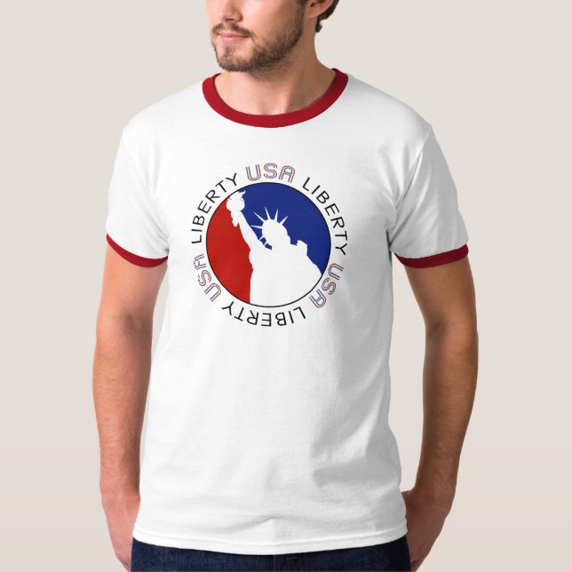 Statue de T-shirt de liberté 4 juillet (Devant)