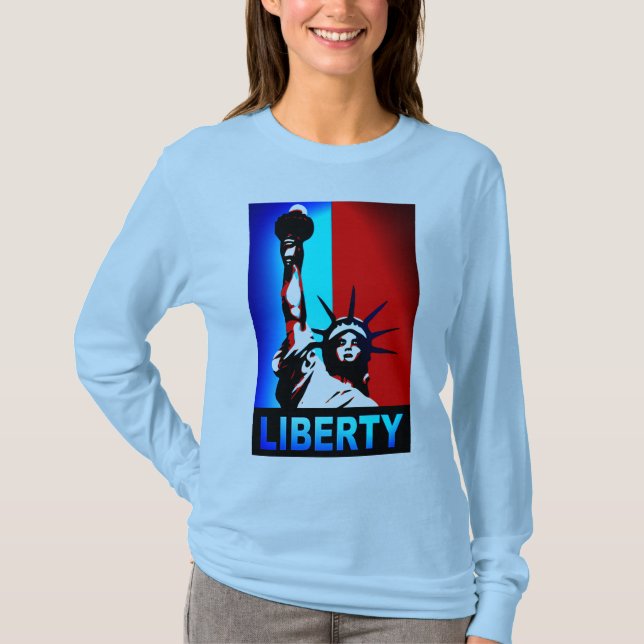 Statue de T-shirts de liberté (Devant)