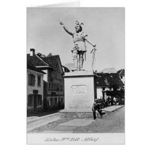 Statue de William Tell, vers 1860-90