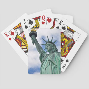 Statue des cartes de jeu de liberté