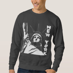 Statue des souvenirs de New York de sweatshirt de
