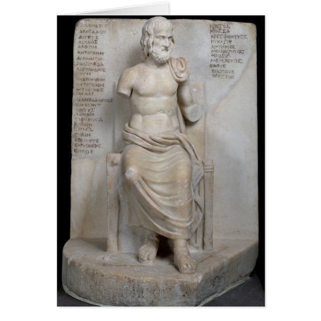 Statue d'Euripide (Devant)