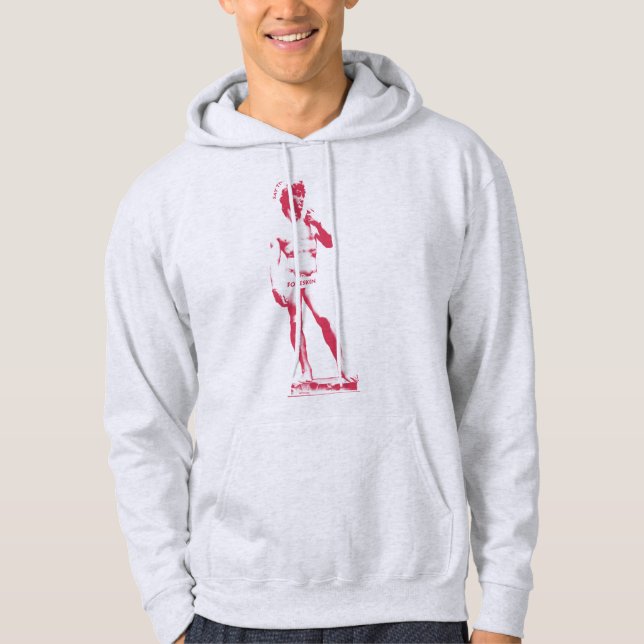 Statue : Dire le mot F — Sweat - shirt à capuche d (Devant)