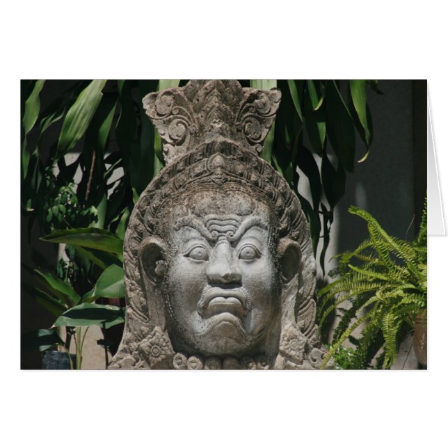 statue du visage (Devant horizontal)