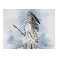 Statue grecque classique Athéna Photo Imprimer - I