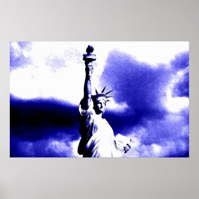 Statue of Liberty Pop Art Poster (Devant)
