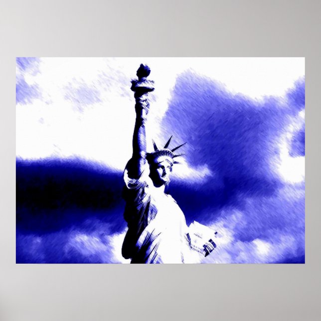 Statue of Liberty Pop Art Poster (Devant)