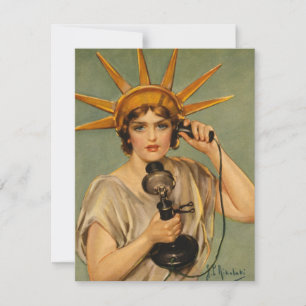 Statue vintage de la liberté, Guerre patriotique d