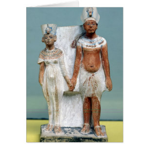 Statuette d'Amenophis IV et de Nefertiti