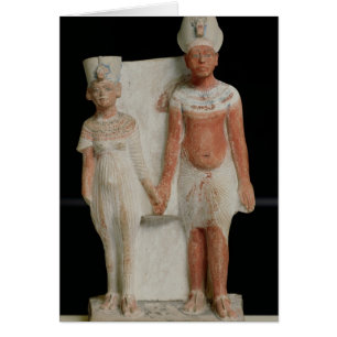 Statuette d'Amenophis IV et de Nefertiti