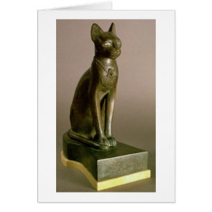 Statuette d'un chat représentant la déesse Bastet