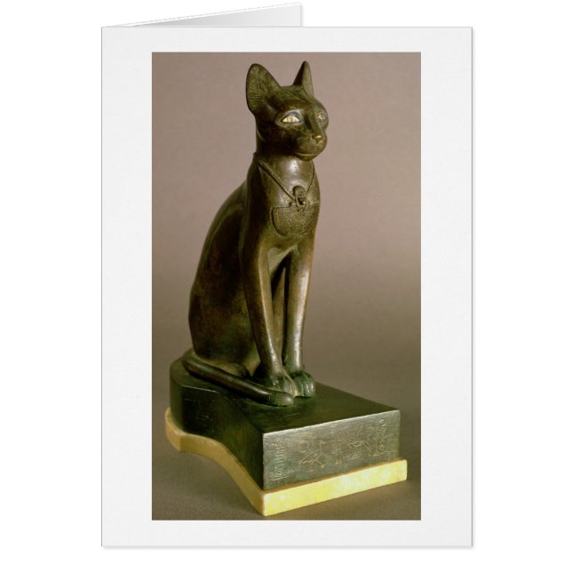 Statuette d'un chat représentant la déesse Bastet (Devant)