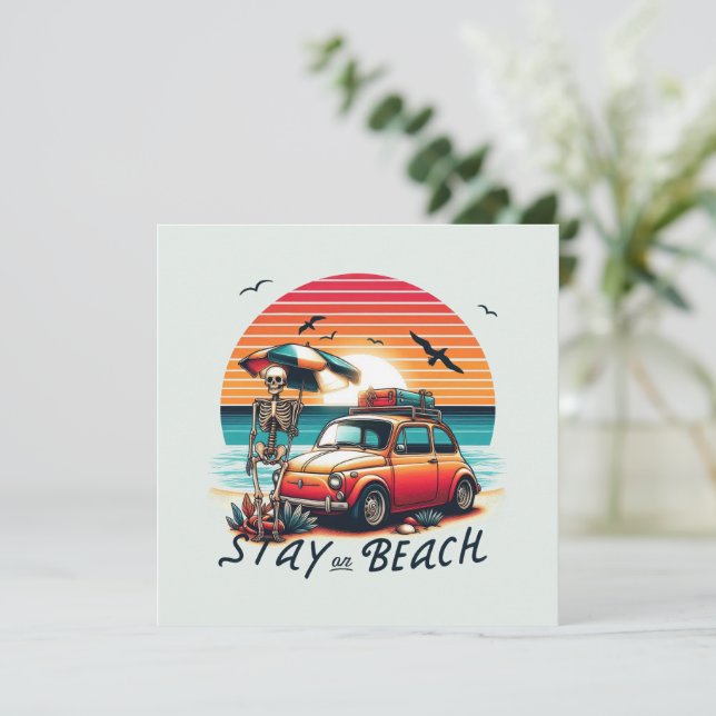 Stay On Beach - Retro Vibes - Skeleton (Debout devant)