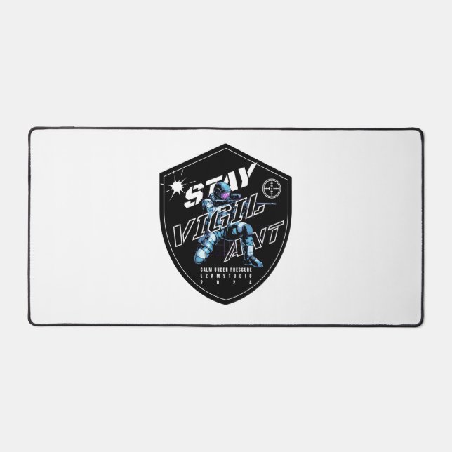 "Stay Vigilant - Bold Motivational Design" (Recto)