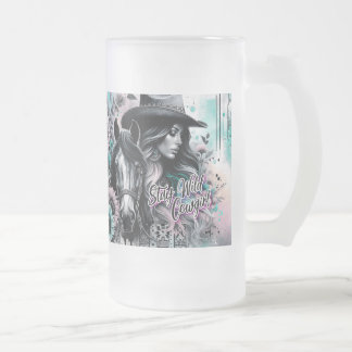 Stay Wild Cowgirl Frosted Mug