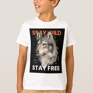 Stay Wild, Stay Free" Adventure T-shirt