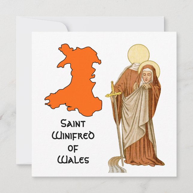 Ste Winifred de Galles (P 002) (Devant)