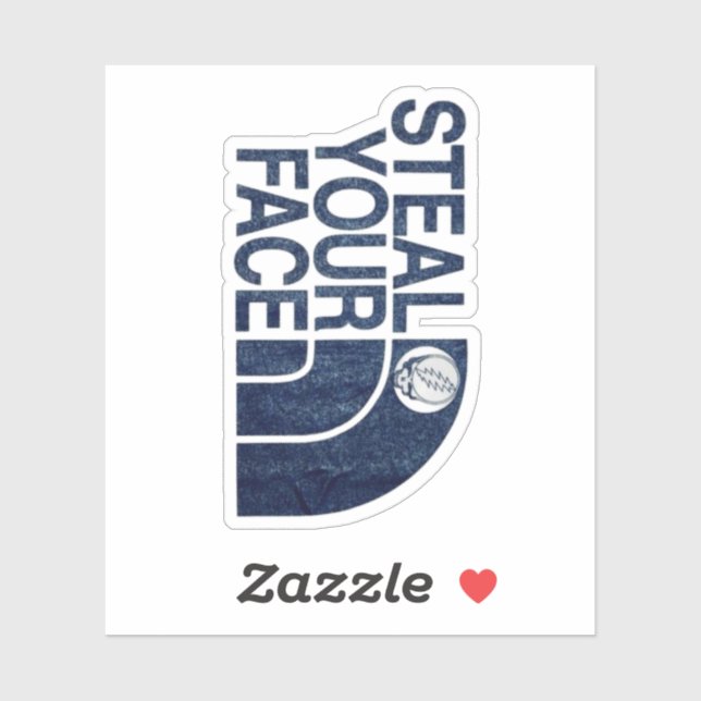 Steal Your Face Sticker (Feuille)