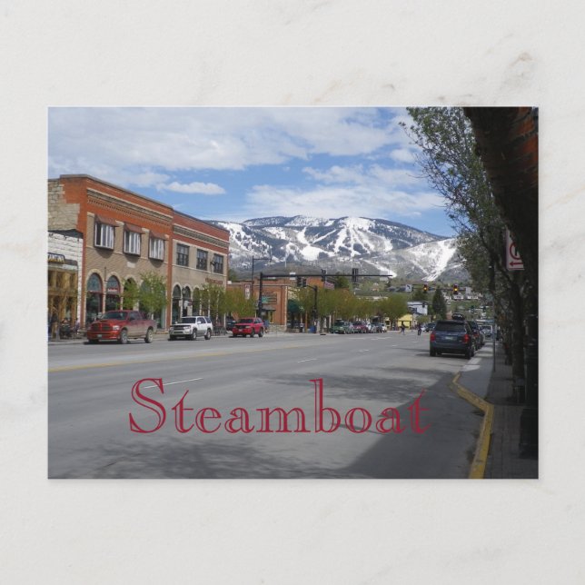 Steamboat Springs Colorado Carte postale (Devant)