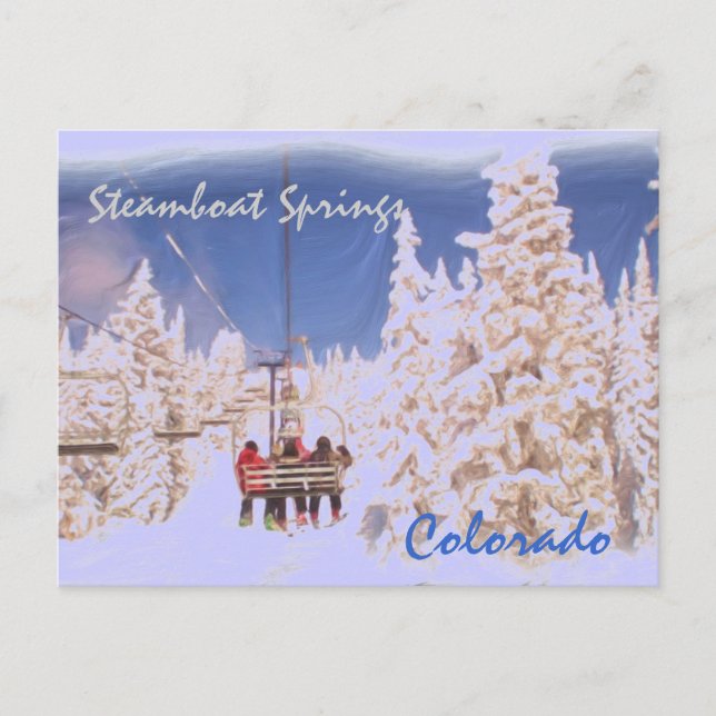 Steamboat Springs Colorado carte postale (Devant)