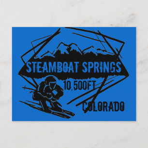 Steamboat Springs Colorado carte postale d'élévati
