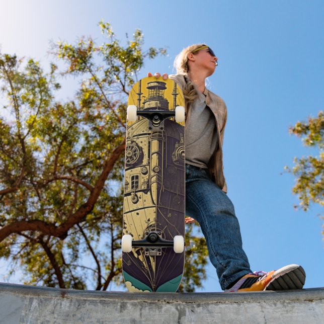 Steampunk Airship Skateboard Adventure (Extérieur 1)