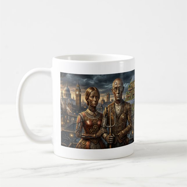Steampunk American Gothic : Tasse de Lodon (Gauche)