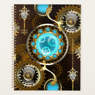 Steampunk Arrière - plan rouillé avec des lentille