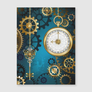 Steampunk Arrière - plan turquoise avec Gears