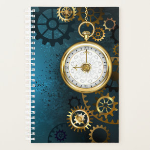 Steampunk Arrière - plan turquoise avec Gears