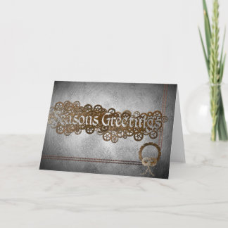Steampunk - Carte Joyeuses Fêtes