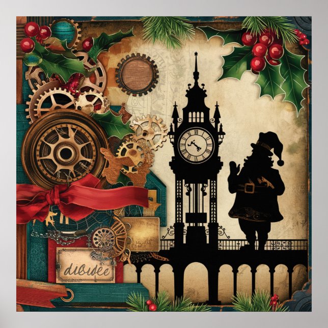 Steampunk Christmas Poster (Devant)