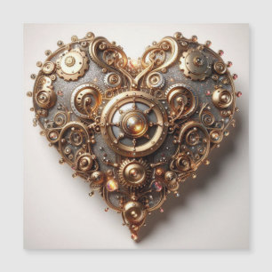 Steampunk Élégant Clockwork Gear Coeur