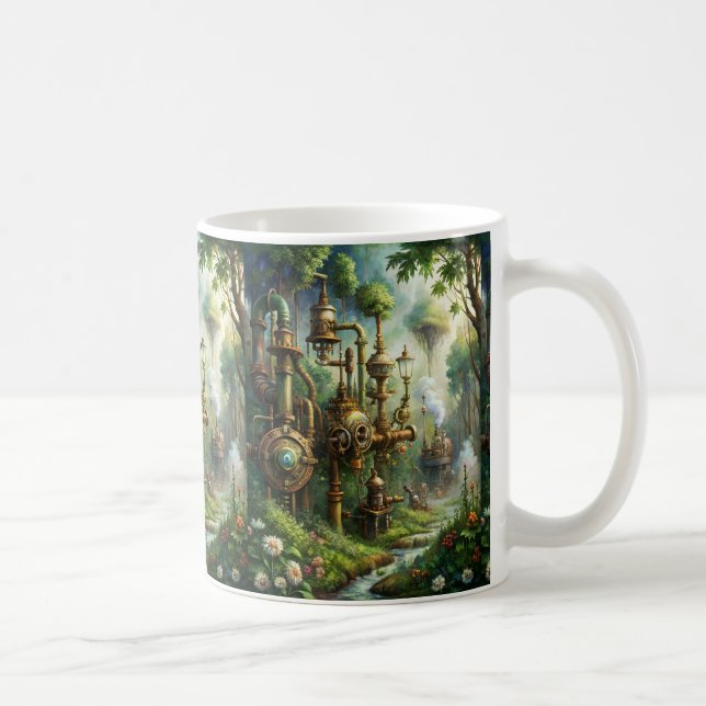 Steampunk Garden Café Mug (Droite)