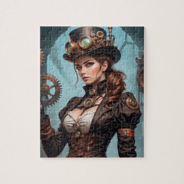 Steampunk Inspiré Graphic Puzzle (Vertical)