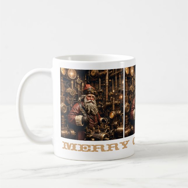 Steampunk Père Noël Mug (Gauche)