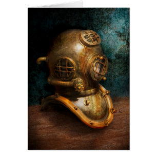 Steampunk - plongée - le casque de plongée