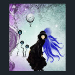 Steampunk Pop Surréalisme Art Poster - Vous regard<br><div class="desc">Avec ma peinture numérique originale,  'Vous regarder'</div>