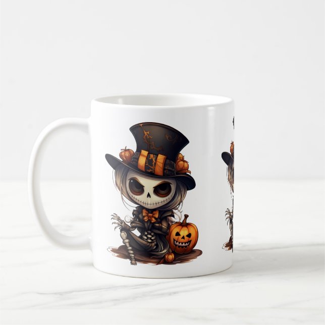 Steampunk Skeleton Mug (Gauche)