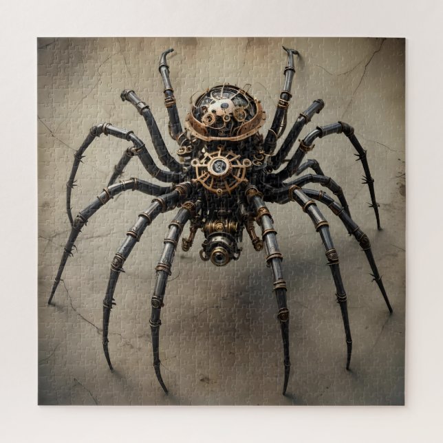Steampunk Spider Puzzle (Vertical)